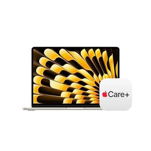 Apple 2026 MacBook Air 13-inch Laptop with M5 chip: Built for AI, 13.6-inch Display, 16GB Unified Memory, 1TB SSD, 12MP Center Stage Camera, Touch ID, Wi-Fi 7; Starlight with AppleCare+ (3 years) | Amazon (US)