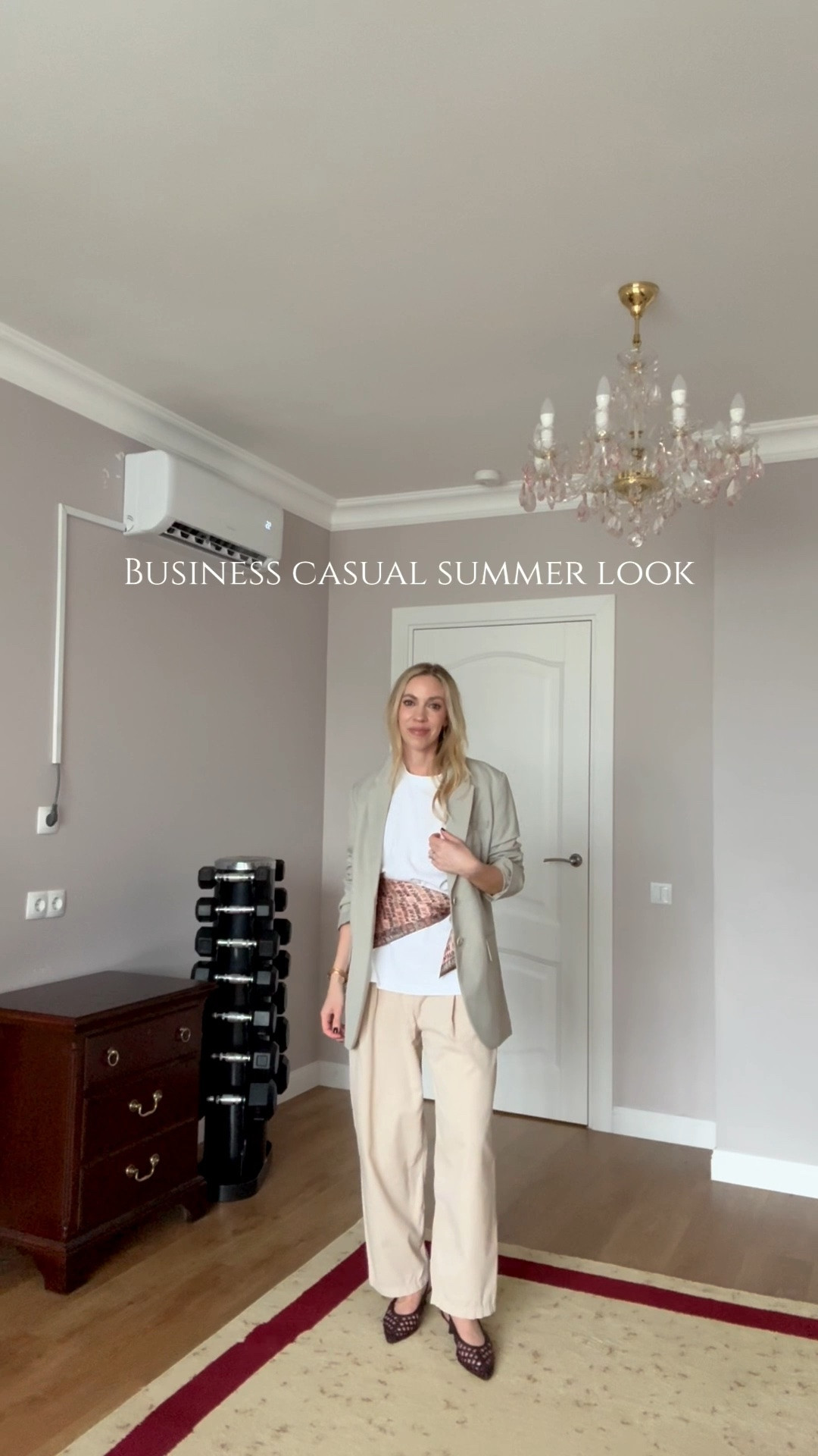 Business casual summer outfit, oversized tee, silk scarf worn as belt, summer outfit 2026, summer workwear

#LTKWorkwear #LTKOver40 #LTKgrwm