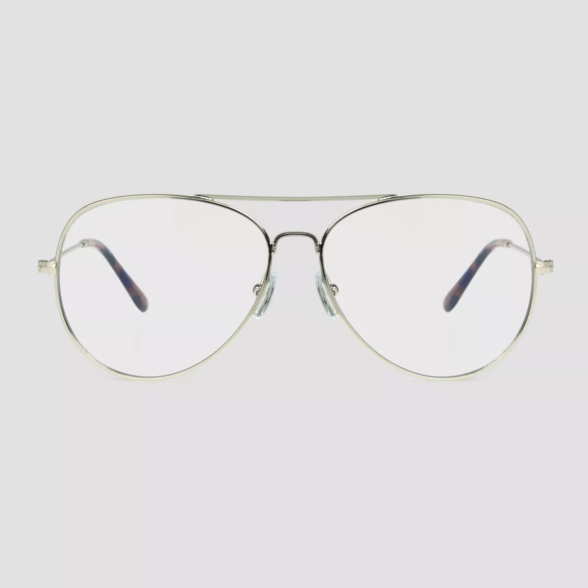 Men's Aviator Blue Light Filtering Glasses - Original Use™ Silver | Target
