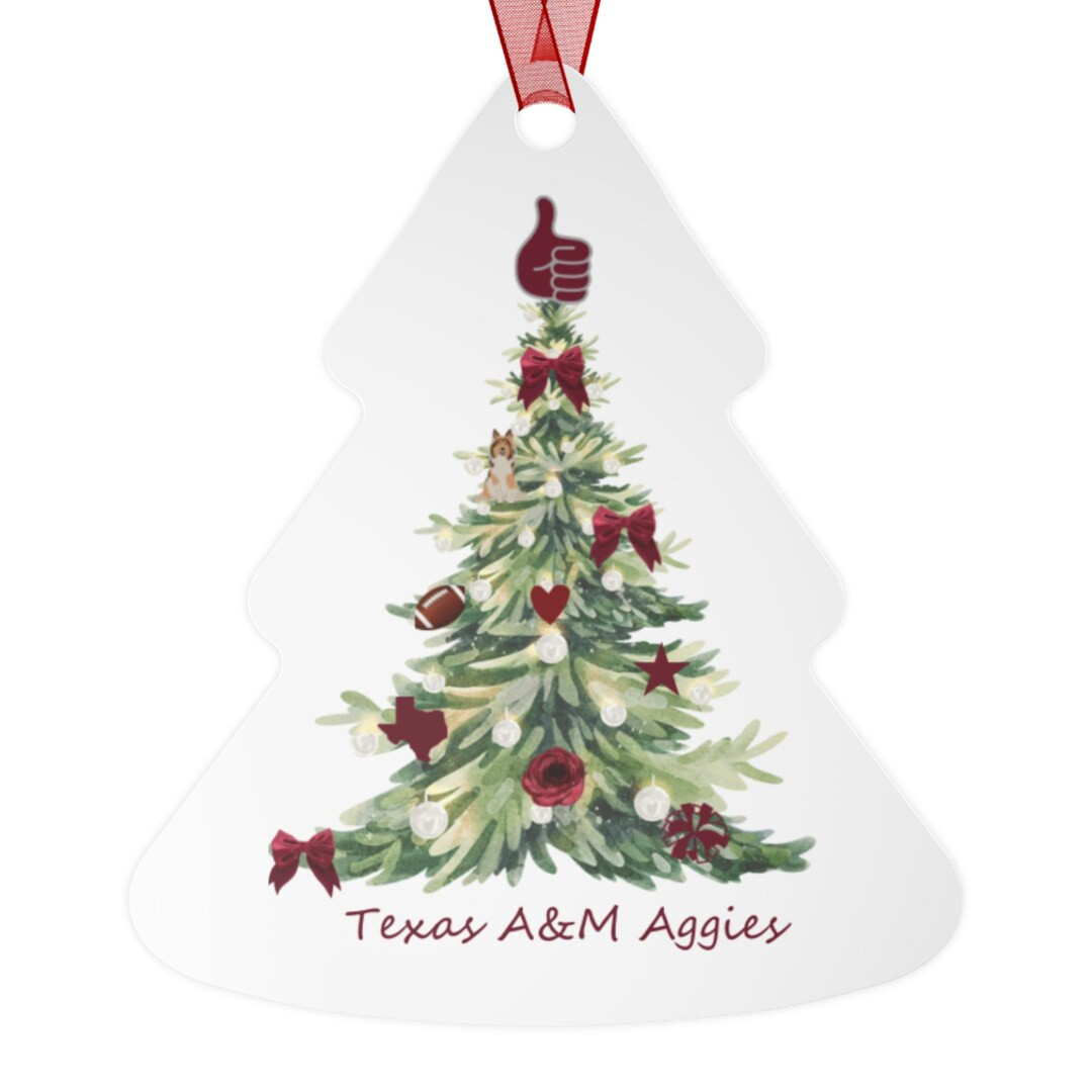 Custom Metal Ornaments Texas Aggies Texas A&M Ornament. - Etsy | Etsy (US)