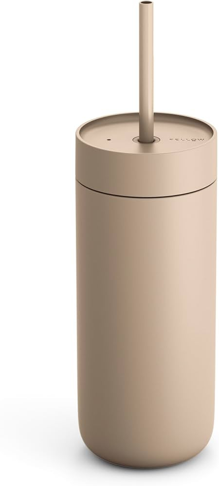 Fellow 16 oz Carter Cold Tumbler \u2013 Spill-Resistant Straw Lid, Stainless Steel Vacuum-Insulat... | Amazon (US)