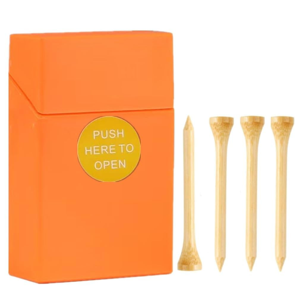 Premium Bamboo Golf-Tees | 18 Count, 2-3/4 or 3-1/4 Inch Wooden Tees | Pop-up Packaging and Cool ... | Amazon (US)