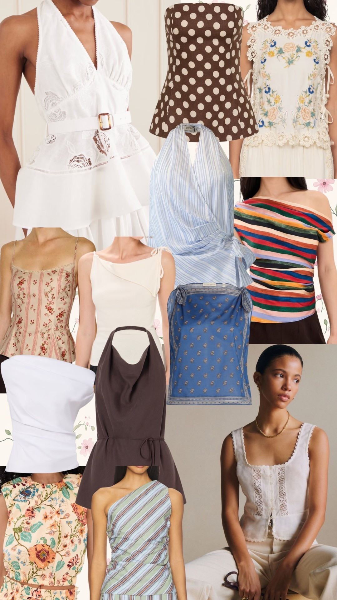 Summer tops. Off the shoulder tops for summer. Halter tops for summer. Date night outfit. Going out tops.

#LTKgrwm #LTKootd #LTKSeasonal