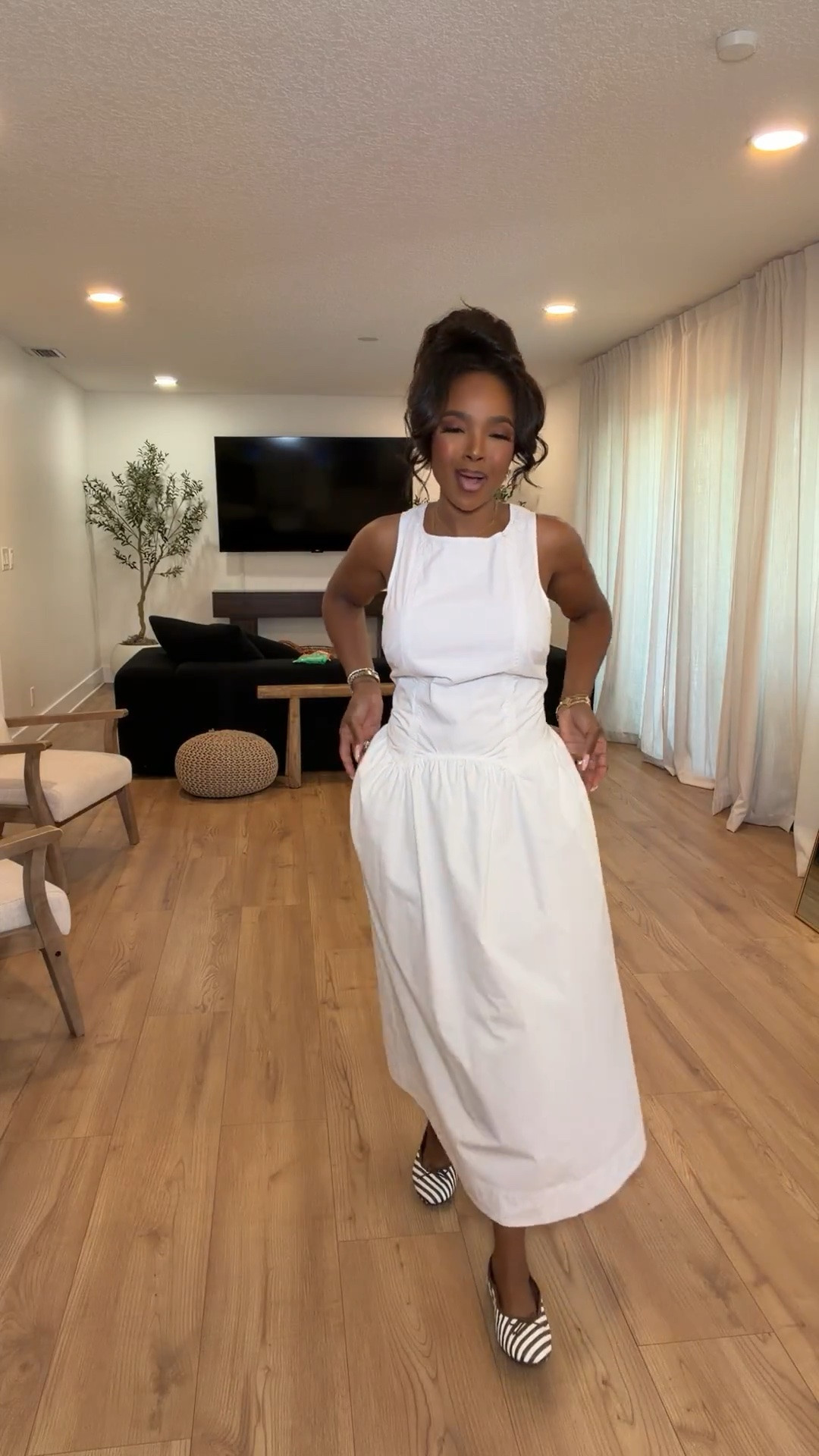 Clean, timeless, and effortlessly rich-girl coded 🤍✨

This white midi dress is one of those forever pieces that instantly makes you look polished with minimal effort. The structured silhouette paired with the statement heels gives such an elevated European summer vibe while still feeling wearable and comfortable. Easily a piece you can style over and over again for events, vacations, and classy dinners, making the cost per wear so worth it.

Perfect for bridal showers, graduation events, vacation dinners, brunch dates, all-white parties, summer weddings, and elevated daytime looks.

5’4 | 140LBS | 34D-27-40 | size small or 4

White midi dress women, classy feminine outfit, elegant white dress, clean girl aesthetic fashion, rich girl style outfit, European summer fashion, chic vacation outfit, timeless wardrobe staples, luxury inspired style, sophisticated summer dress, bridal event outfit, classy brunch outfit

Follow me on Instagram and YouTube @kirasfashionfinds

#LTKootd #LTKgrwm #LTKPetite