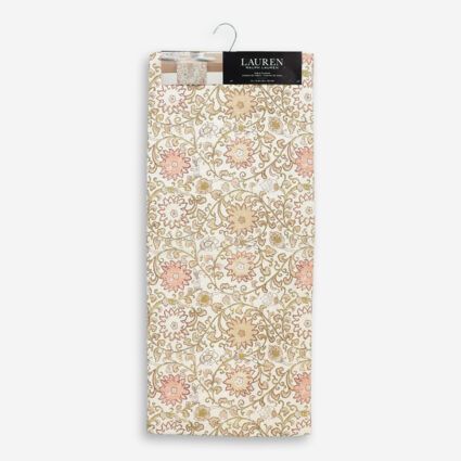 Pink & Natural Floral Table Runner 182x38cm | TK Maxx