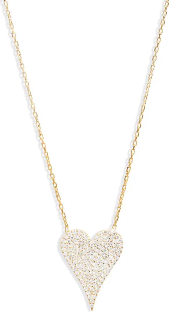 Small Pavé Heart Pendant Necklace | Nordstrom