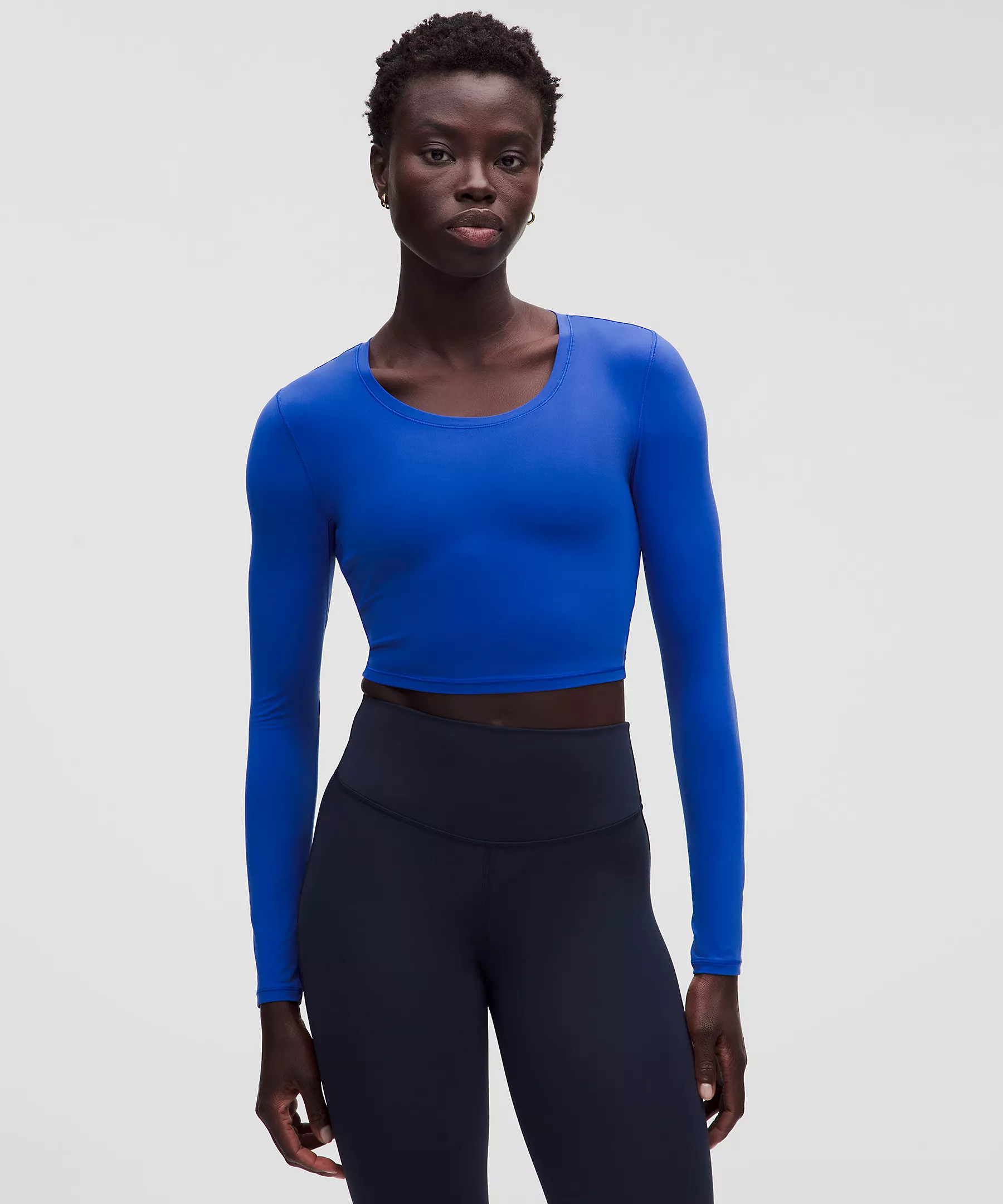 Unrestricted Power Cropped Long-Sleeve Shirt | Lululemon (US)