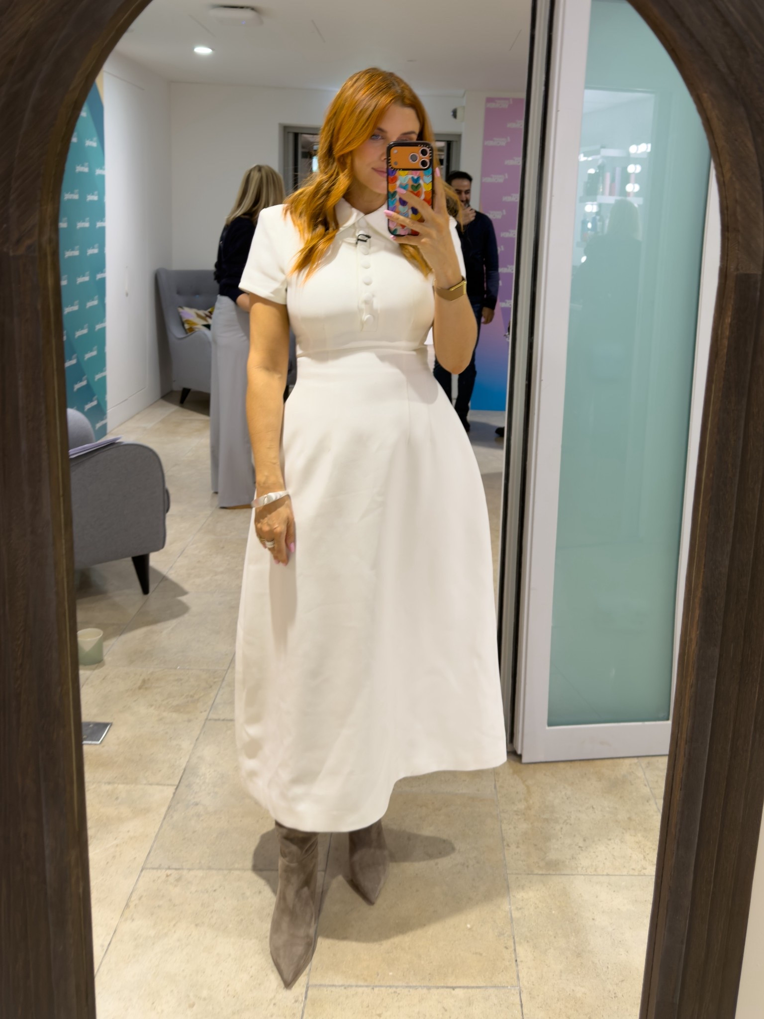 A maxi dress with a collar that’s also flattering on big boobs? YES PLEASE!

Odd muse has honestly hit it out the park with this white maxi collared dress 🥹 the grey suede boots are Daniel footwear! 

#LTKdresses #LTKuk
