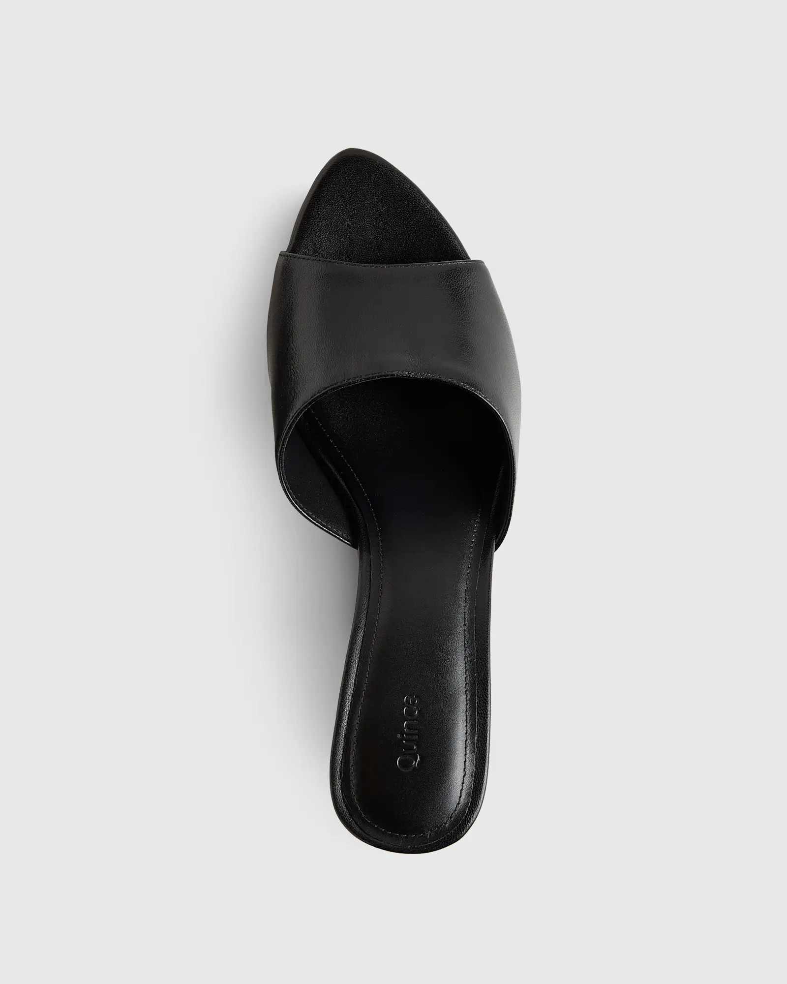 Italian Leather 65mm Stiletto Mule | Quince