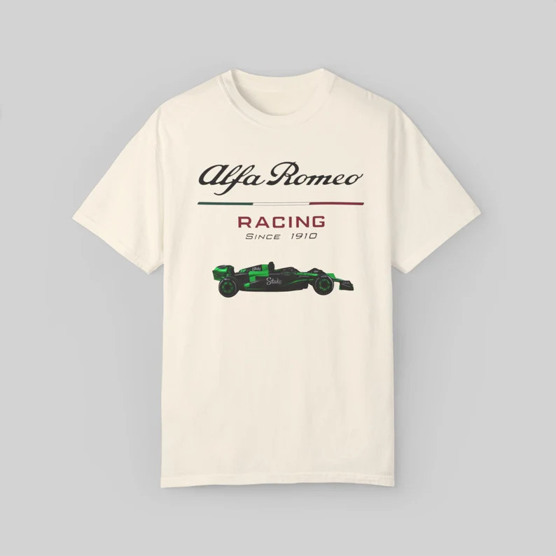 Vintage F1 Shirt Alpha Romeo Merch 2024 Racing Team T Shirt Retro F1 T-shirt Alpha Romeo Shirt Fo... | Etsy (US)