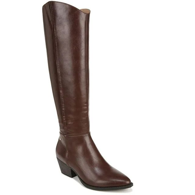 LifeStride Womens Reese Faux Leather Wide Calf Knee-High Boots | Walmart (US)