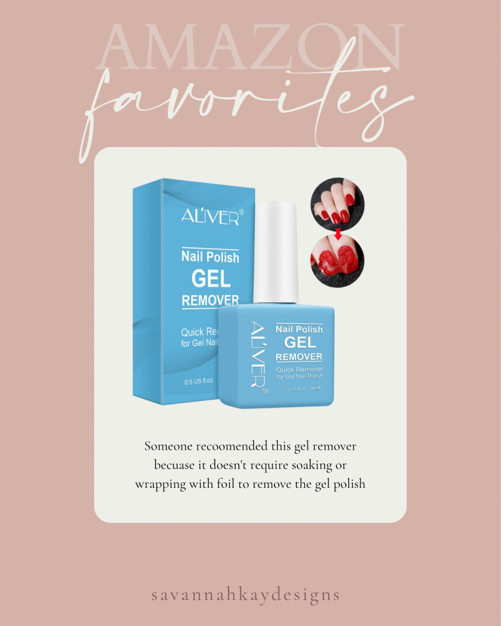 No more filing away or wrapping nails with aluminum foil! My girls love to use this instead to remove their gel nails. Depending on how thick the gel is, sometimes it takes 2 applications but they only sit on a couple of minutes! #gelnail #removal #beauty 

#LTKunder50 #LTKkids #LTKbeauty