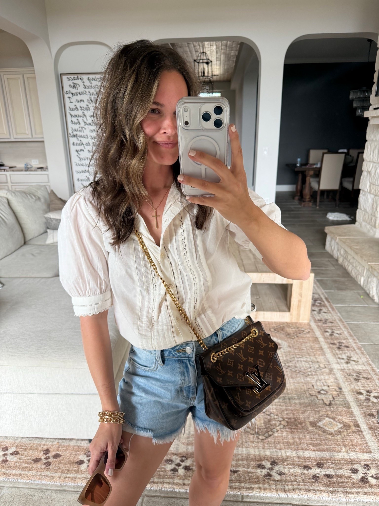 This Walmart top looks like Madewell and is under $20. 🤍

#LTKootd #LTKmomlife #LTKgrwm