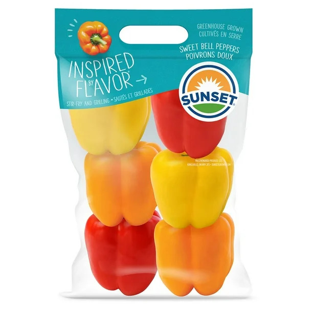 Multi Bell Sweet Peppers, 6 ct. | Sam's Club