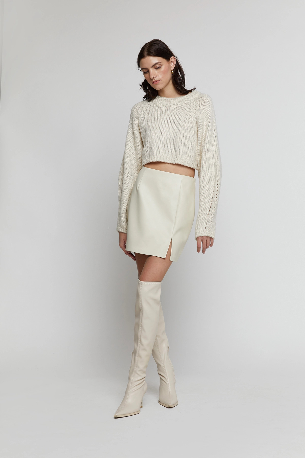 POINTED KNEE HIGH BOOTS        5.0 star rating   7 Reviews          $47.6  Additional 15% Off - P... | OAK + FORT