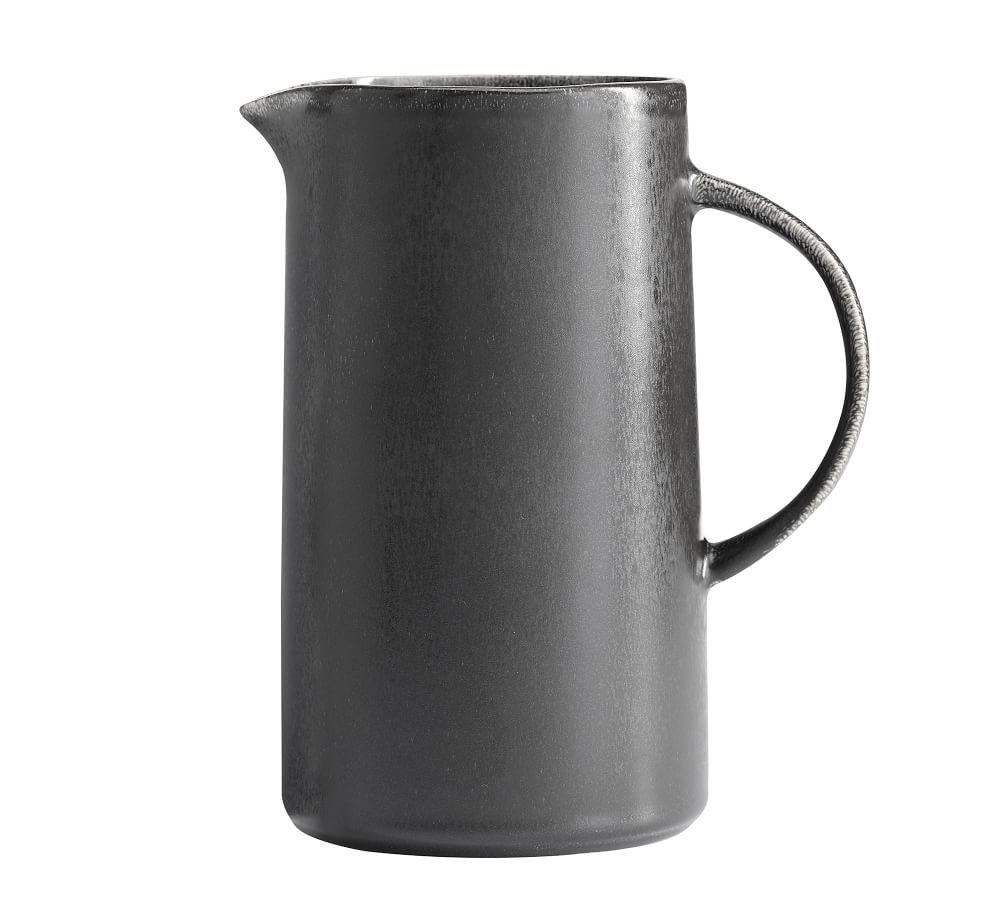 Mason Stoneware Pitcher - Charcoal | Pottery Barn (US)