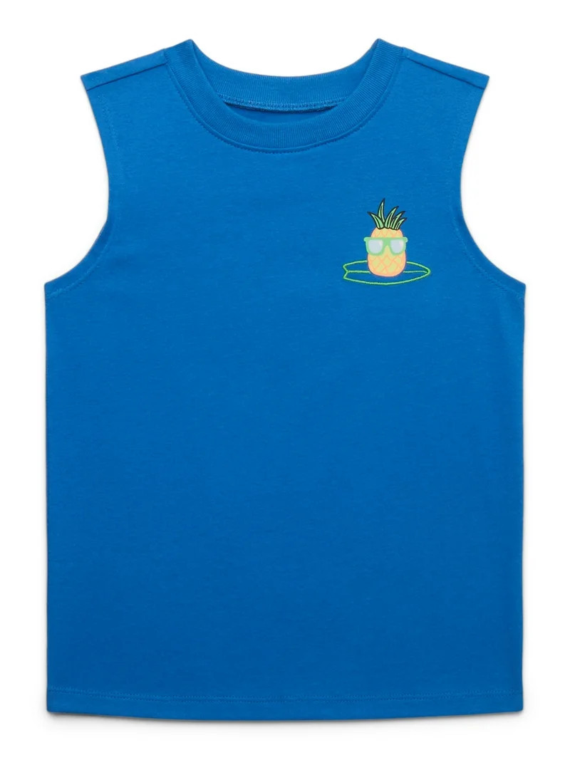 Garanimals Toddler Boys Graphic Muscle Tank Top, Sizes 18M-5T | Walmart (US)