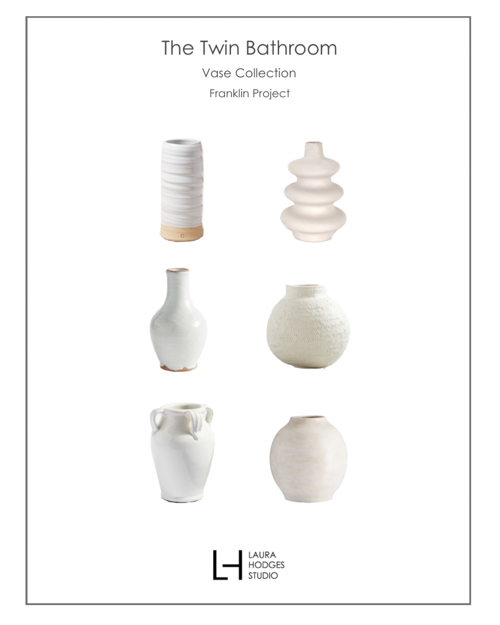 A sculptural bud vase perfect for any space!