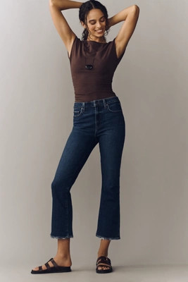 PAIGE Mason High-Rise Crop Bootleg Jeans | Anthropologie (US)