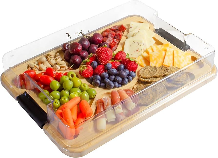 Totally Bamboo Flip, Serve & Store Charcuterie Board with Lid – Reversible Cutting Board & Serv... | Amazon (US)