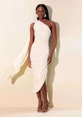 Vestido Assimétrico Ombro Único Drapeado Lança Perfume | Dafiti (BR)