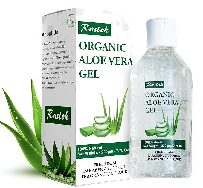 Aloe Vera Gel | 100% Pure Natural Aloe Gel For Moisturizing Face Skin & Hair Care,Durable Moistur... | Amazon (US)