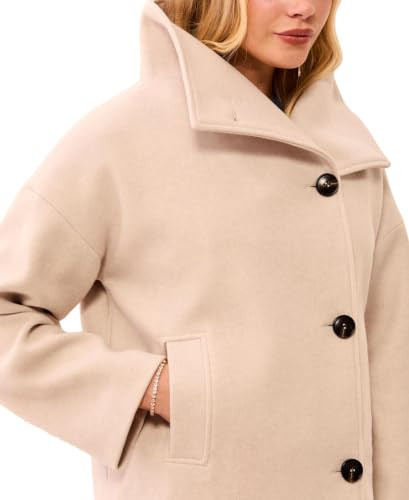Tribal Women's Womens Long Sleeve Lofty Chic Funnel Neck Peacoat | Amazon (US)
