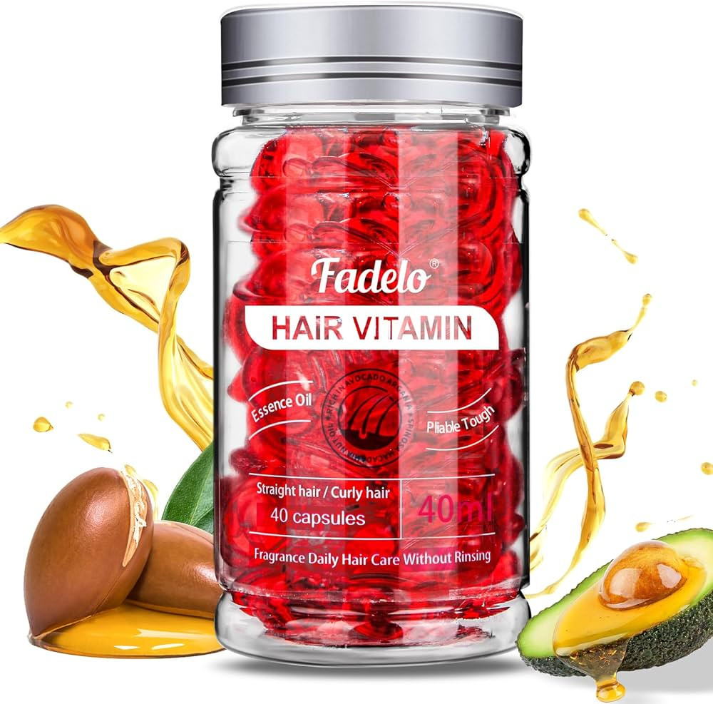 Hair Vitamins Treatment Oil - No Rinse Essence for Frizzy and Dry Damaged Hair - Rich in Vitamin ... | Amazon (US)