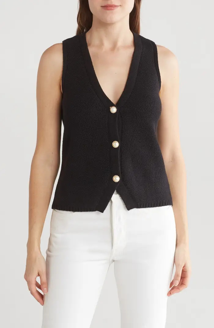 Diana Sleeveless Cardigan Vest | Nordstrom Rack