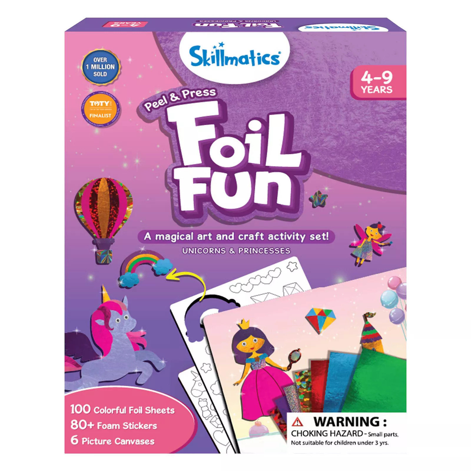 Skillmatics Foil Fun Magical Princesses and Unicorns Activity Craft Kit | Kohl's