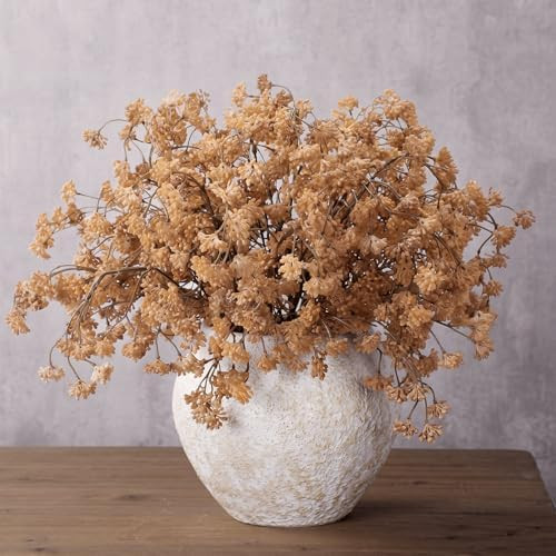 Fall Faux Berry Stems, 6 Pcs, Beige, 16 Inch | Amazon (US)