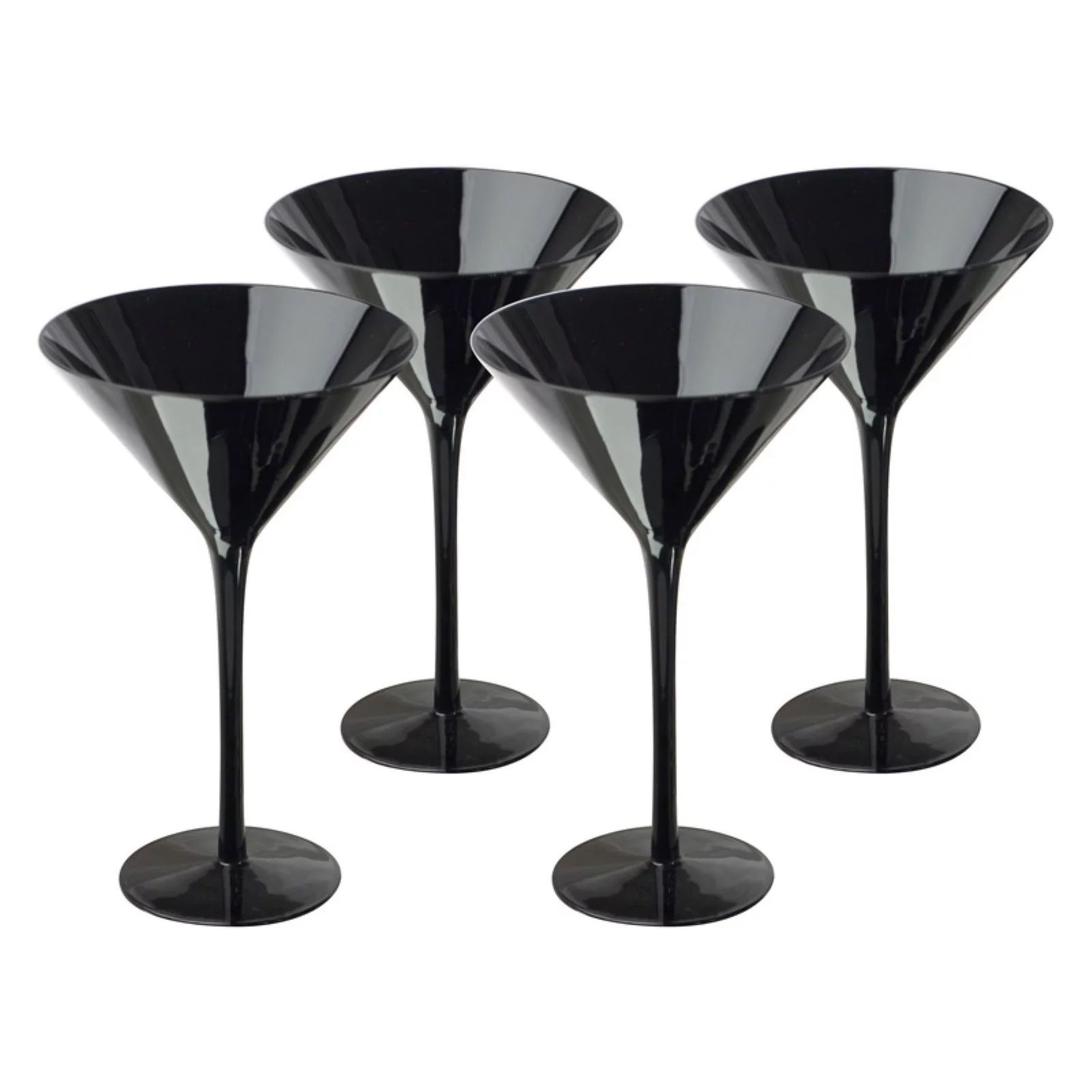 Artland Midnight Martini Glass - Set of 4 | Walmart (US)