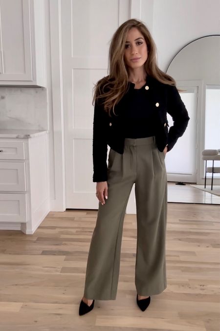 Work pants for petites size 24s on sale code AFKTK pumps, Collarless blazer I love with jeans or pants on sale xxs or xs 

#LTKfindsunder100 #LTKfindsunder50