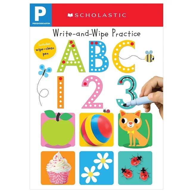 Scholastic Early Learners: ABC 123 Write and Wipe Flip Book: Scholastic Early Learners (Write and... | Walmart (US)