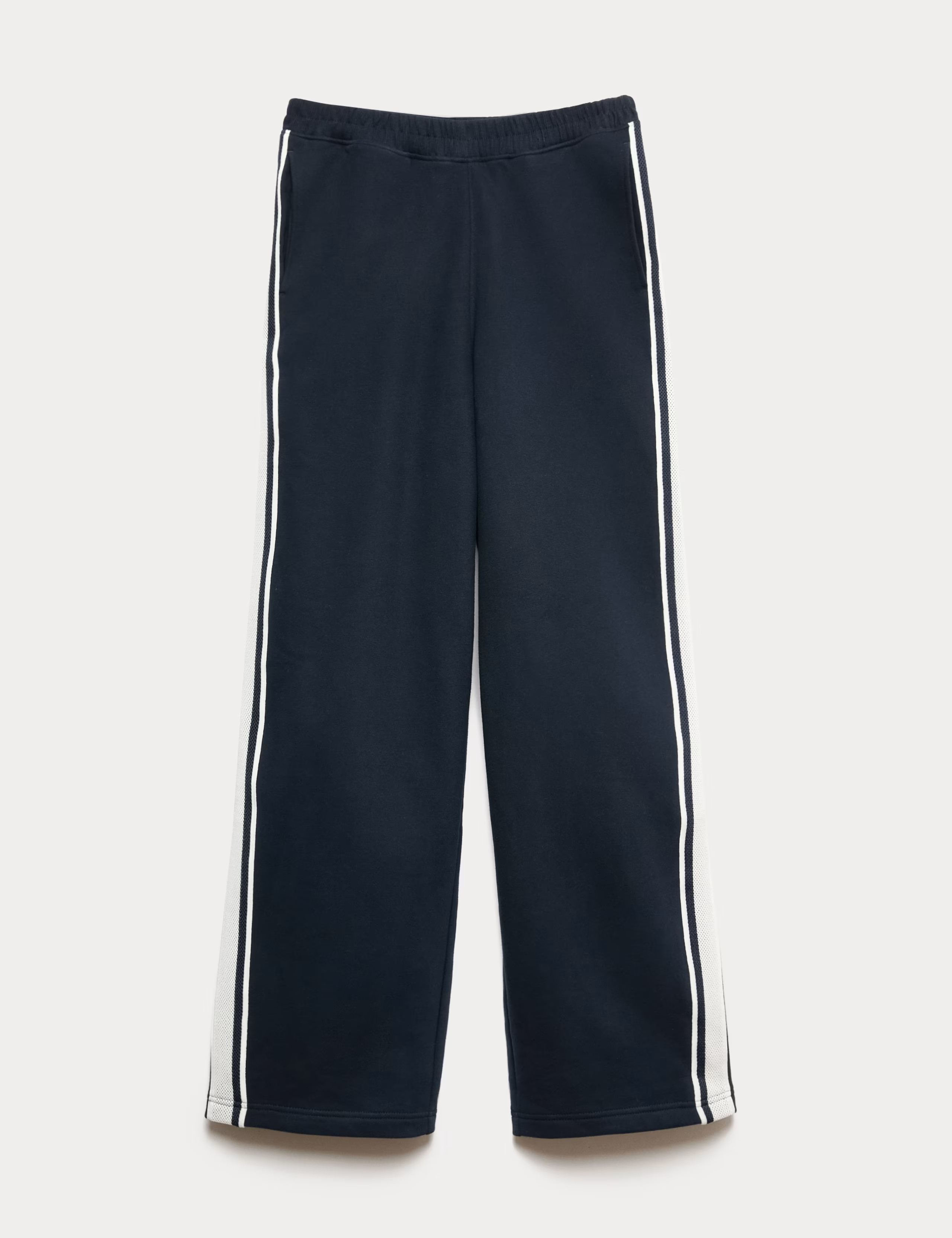 Pure Cotton Side Stripe Relaxed Joggers | Marks & Spencer (UK)