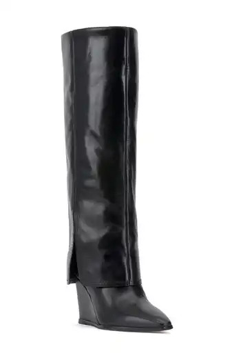 Leina Foldover Shaft Pointed Toe Knee High Boot (Women) | Nordstrom