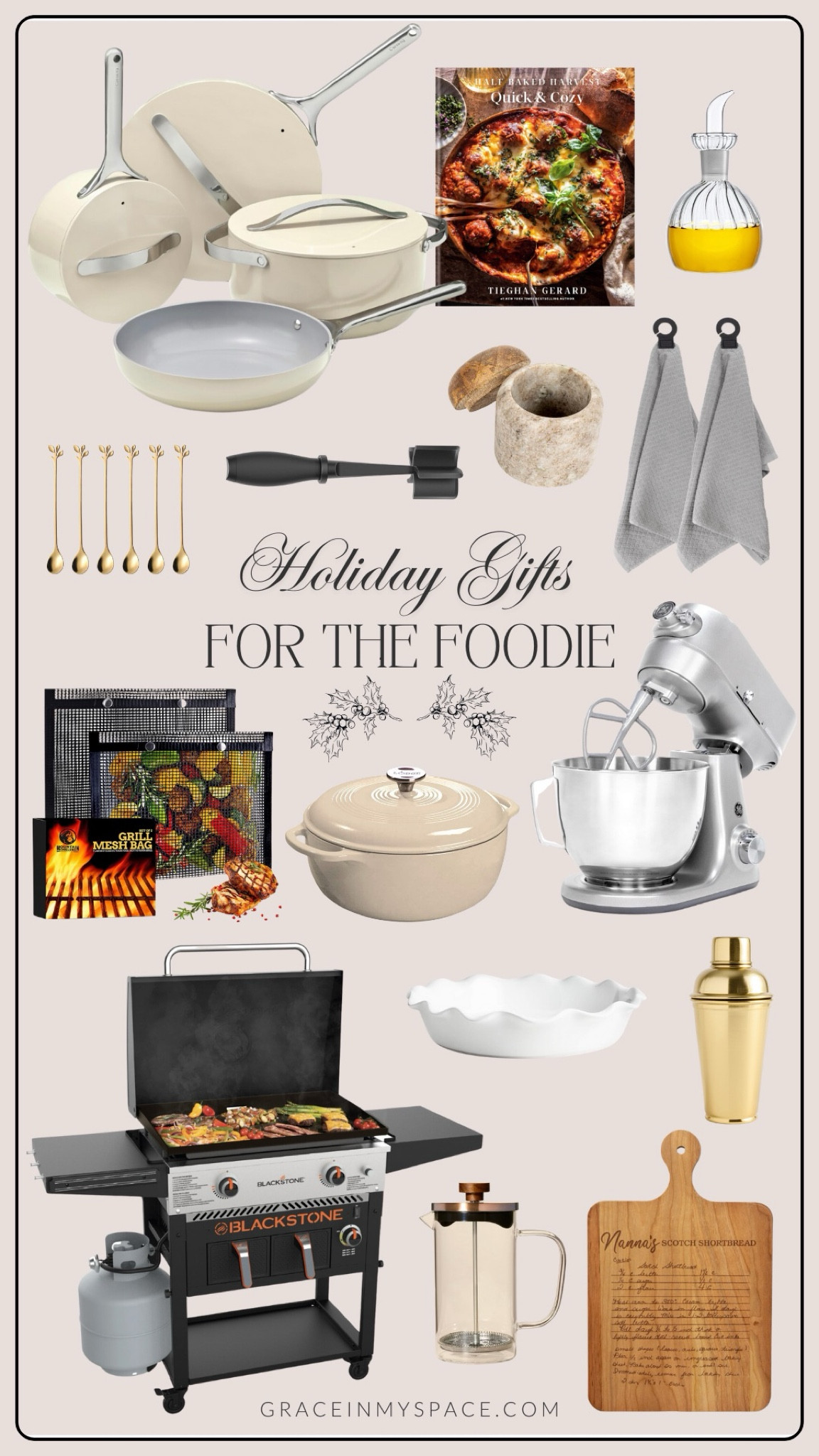 Holiday gift ideas for the foodie and kitchen lover. This Dutch oven has been a favorite for years. And the hanging dish towels make it so I’m never picking towels off the floor. My favorite kitchen tools! 

#LTKHoliday #LTKGiftGuide #LTKHome