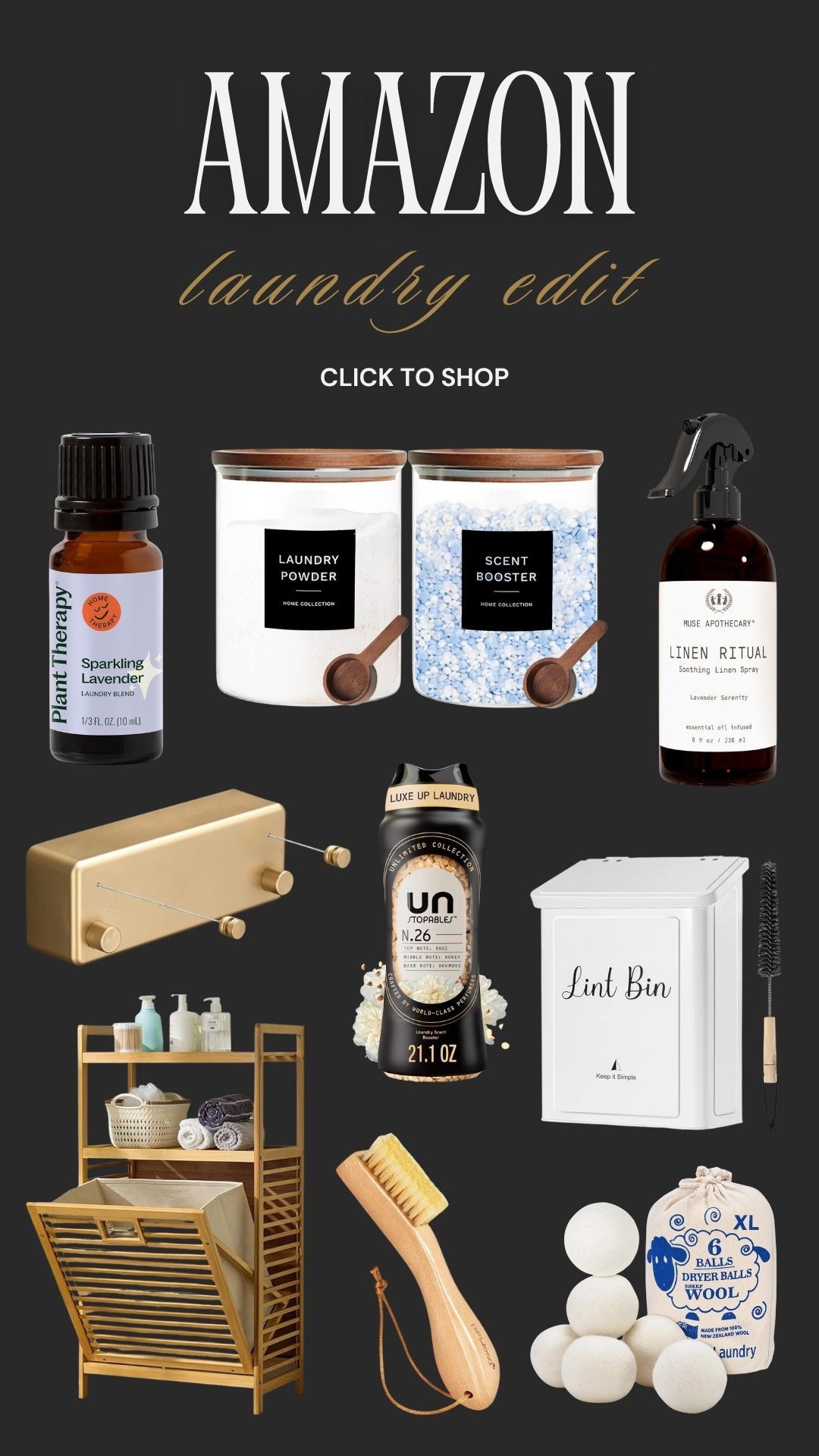 🧺 Amazon laundry edit 🧺
Laundry room essentials that make chores easier and your space feel aesthetic ✨
#laundryessentials #amazonhomefinds #organizationgoals #ltkhome #homeupgrades

#LTKHome