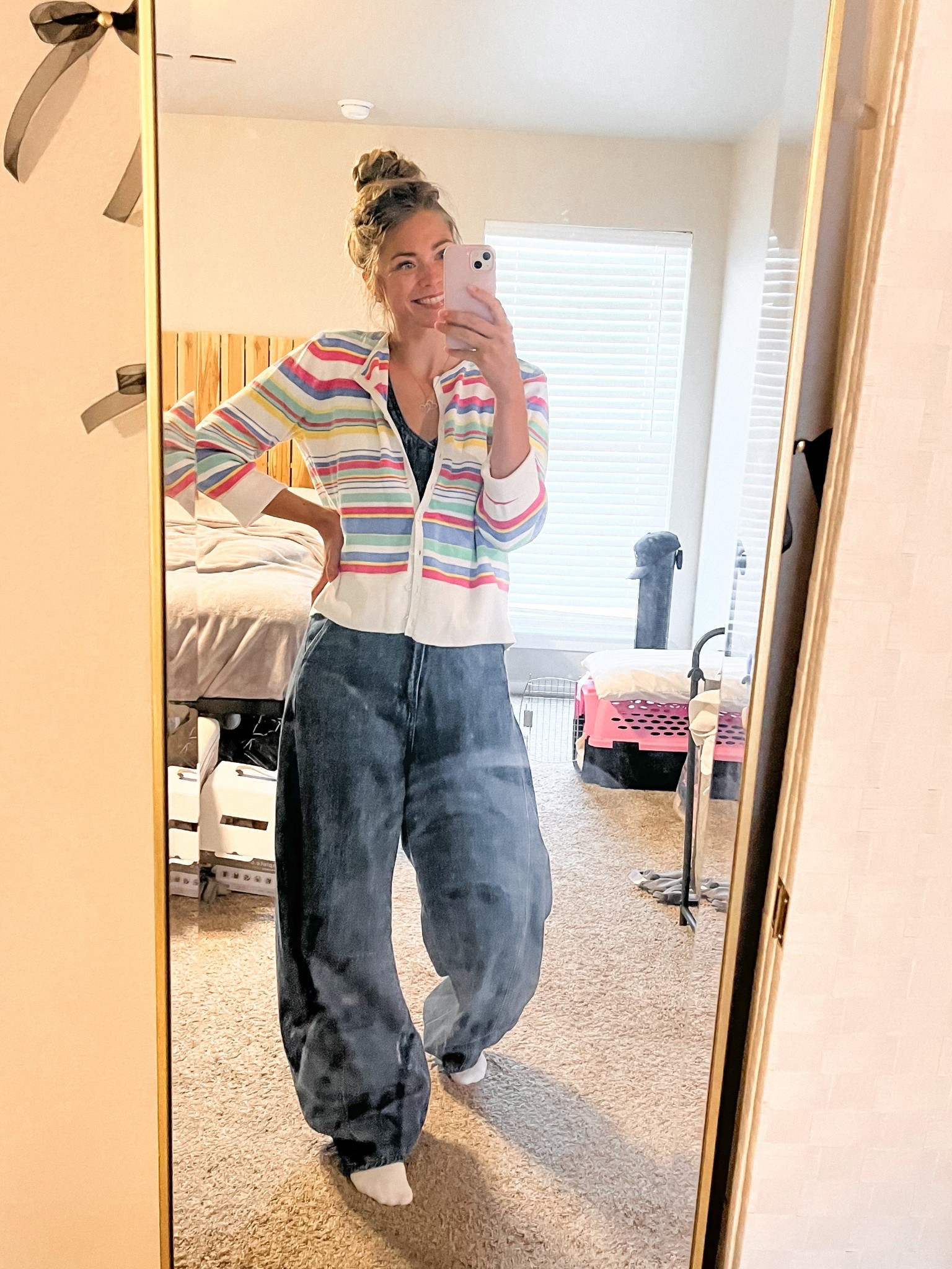 My Easter egg hunting ootd! 

Spring colors and overalls. I just threw this thrifted sweater over the overalls to give more of a jean look. 

These overalls are from Target last year but linked very similar ones.

Spring outfits, pastel sweater, barrel jean overalls

#LTKFindsUnder50 #LTKWorkwear #LTKSeasonal
