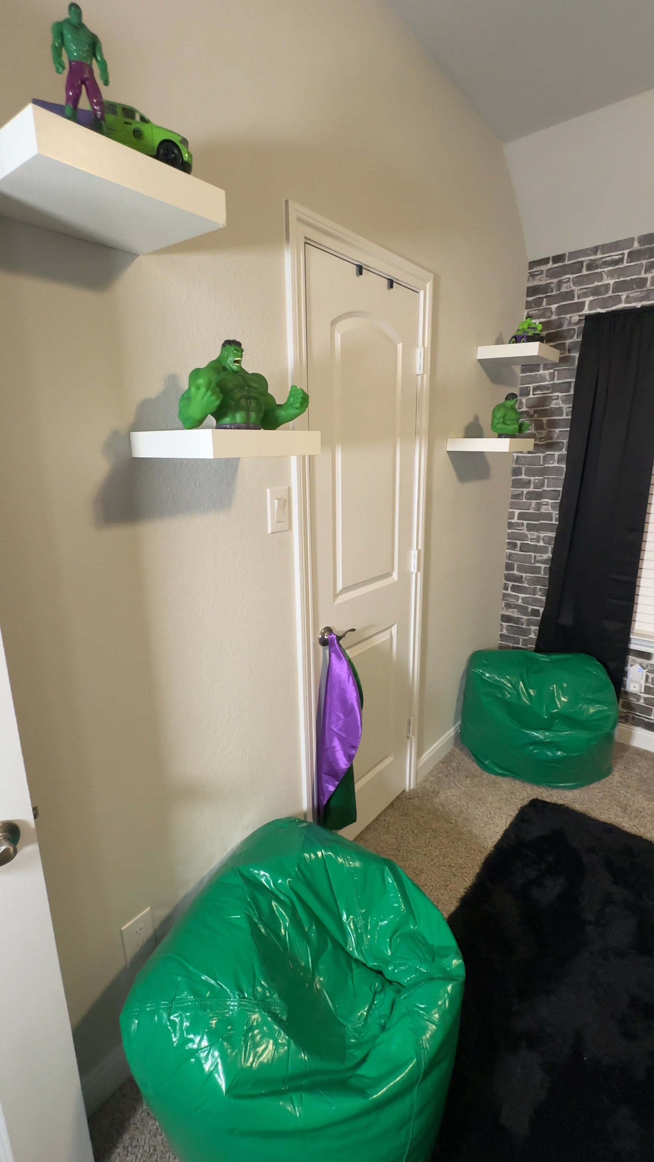 Hulk room decor for 4 year old boy 

Home decor, kids room, superhero room, kids room decor, home decor inspo, family home decor, boys room, boy room decor, amazon home decor, amazon finds, bedding, green room, purple room, peel and stick wallpaper, dresser, twin bed, boy bed, hulk, marvel room 

#LTKbaby #LTKhome #LTKkids