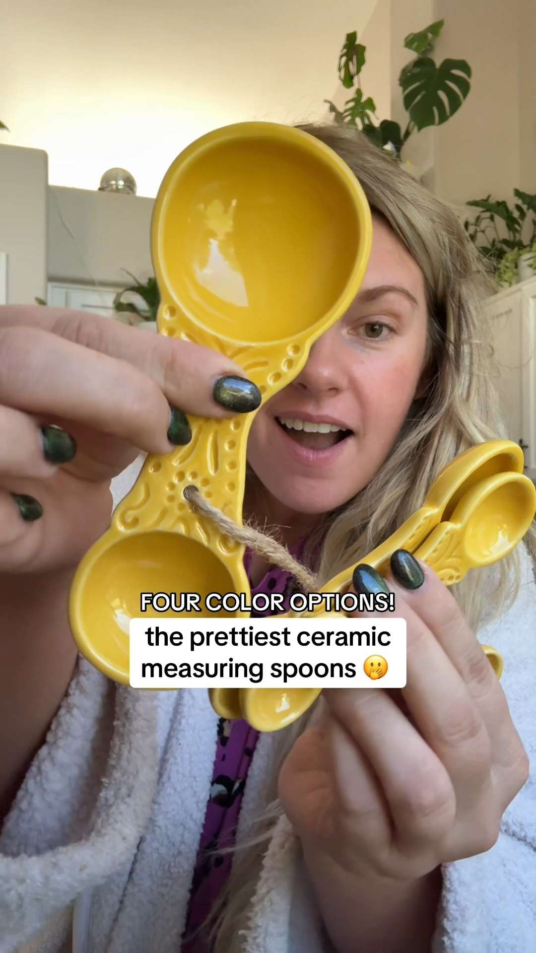 Baking from scratch feels a little more special with kitchen tools that bring personality into the process. The ceramic finish and timeless design make these measuring spoons reach-for items every single time. 

 #LTKfoodie #LTKHome #LTKSaleAlert