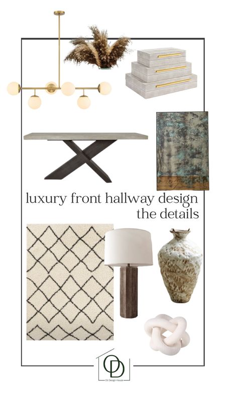 Luxury front entry design

Black and grey console table, modern console table, ribbed wood lamp, extra large textured white vase, plush dried pampas grass, geometric neutral area rug, antiqued mirror, white knots wood decor, stacked leather boxes, gold and milk glass globe chandelier

Modern organic home

#LTKFind #LTKstyletip #LTKhome