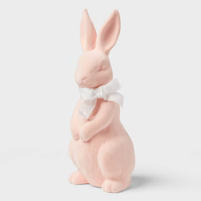 Pink Flocked Easter Bunny - Spritz™ | Target