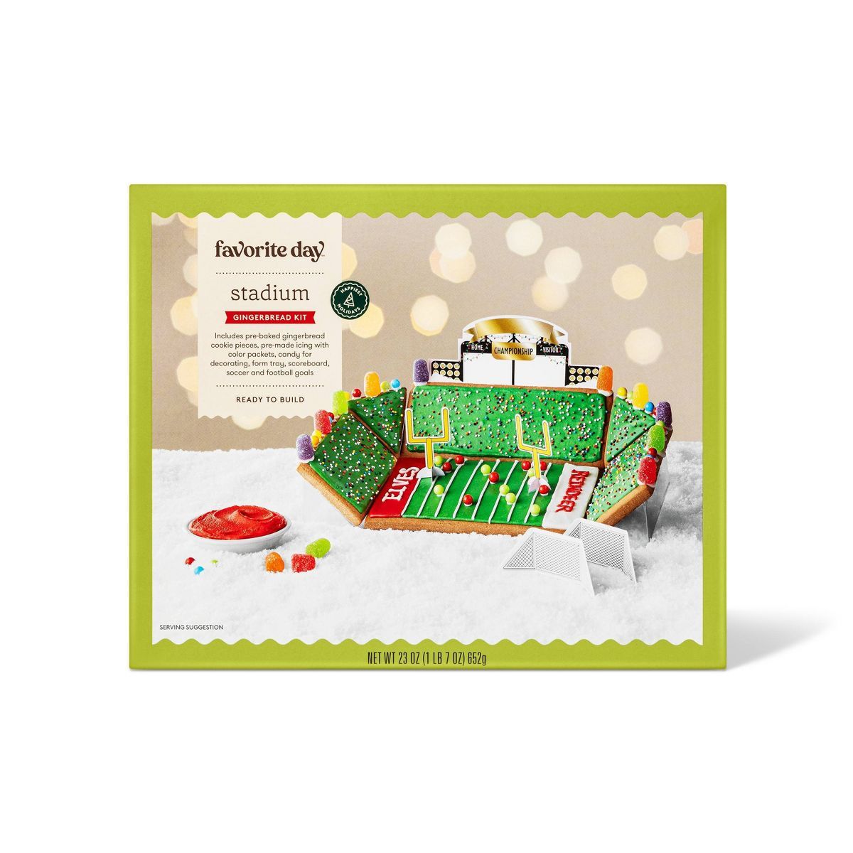 Holiday Stadium Gingerbread Kit - 23oz - Favorite Day™ | Target