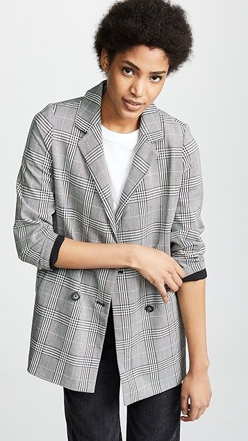 Double Breasted Plaid Blazer | Shopbop