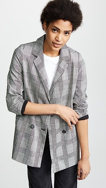 Double Breasted Plaid Blazer | Shopbop