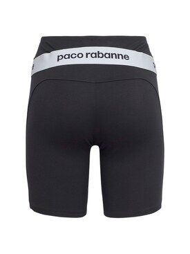 Paco Rabanne - Viscose jersey biker shorts - Black | Luisaviaroma | Luisaviaroma