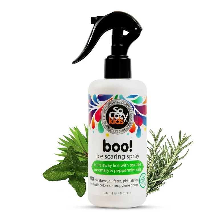 SoCozy Kids Boo! Lice Scaring Prevention and Lice Treatment Spray, for All Hair Types, 8 oz | Walmart (US)