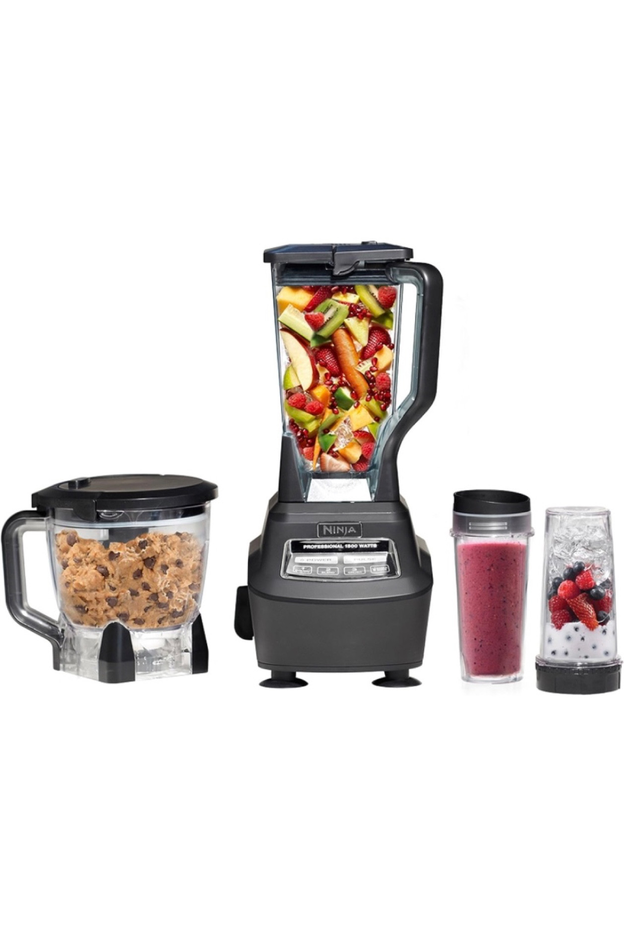 Ninja BL770 Mega sistema de cocina, 1500 W, 4 funciones para batidos, procesamiento, masa, bebidas y más, con jarra de licuadora de 72 onzas, tazón de procesador de 64 onzas, (2) tazas para llevar y (2) tapas, negro

#LTKU #LTKfamily #LTKhome