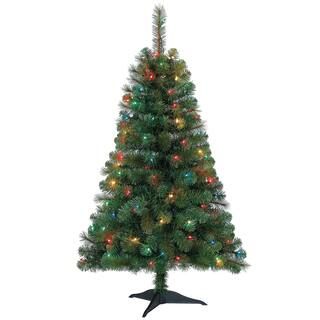 4ft. Pre-Lit Riverside Pine Artificial Christmas Tree, Multicolor Lights by Ashland® | Michaels Stores